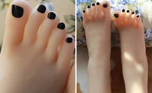 Newest silicone girls ballerina dancer gymnast foot feet pointed toes fetish toys model dolls