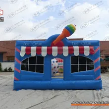 Надувной батут для мороженого для детей/Высококачественный разноцветный надувной батут для продажи