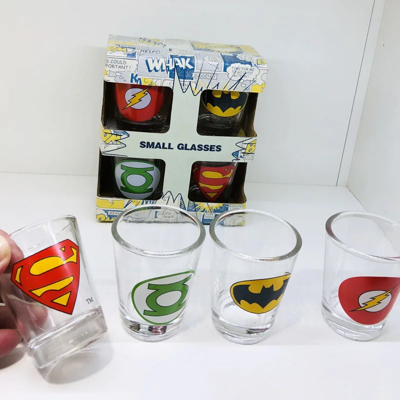 

4pcs Suite Glass Mini Wine Cup Beer Red Wine Liquor Cup