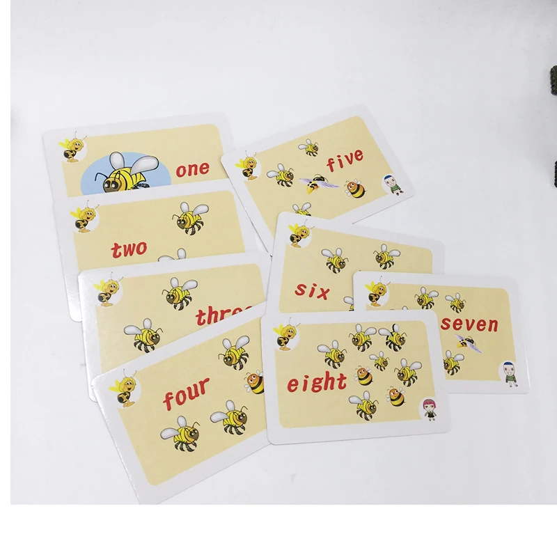 36pcs set creative preschool learning animal abc math cards book for abcmath