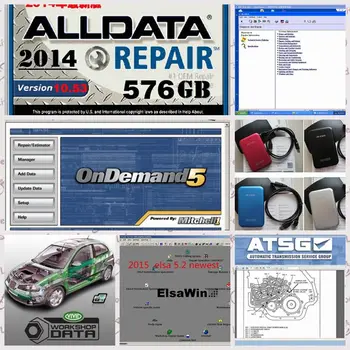 

New Alldata 10.53 Alldata and mit*chell software+Mit*chell on de*mand 2015 8software in 1tb hdd work for all cars and trucks