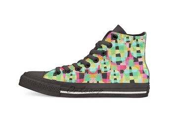 

Pop Pineapple Casual High Top Canvas shoes sneakers Light Walking Shoes