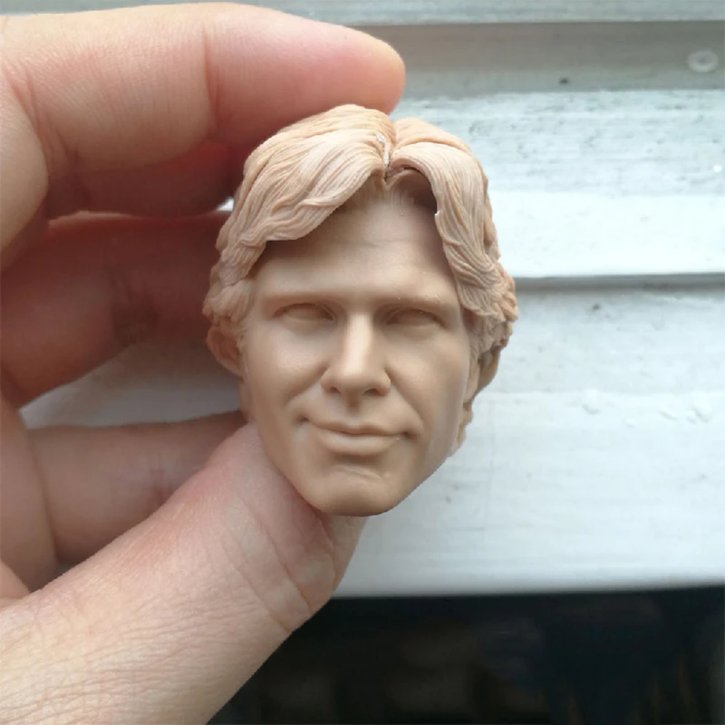 

1/6 Smiling Version Harrison Ford Unpainted Head for 12''Bodies Figures