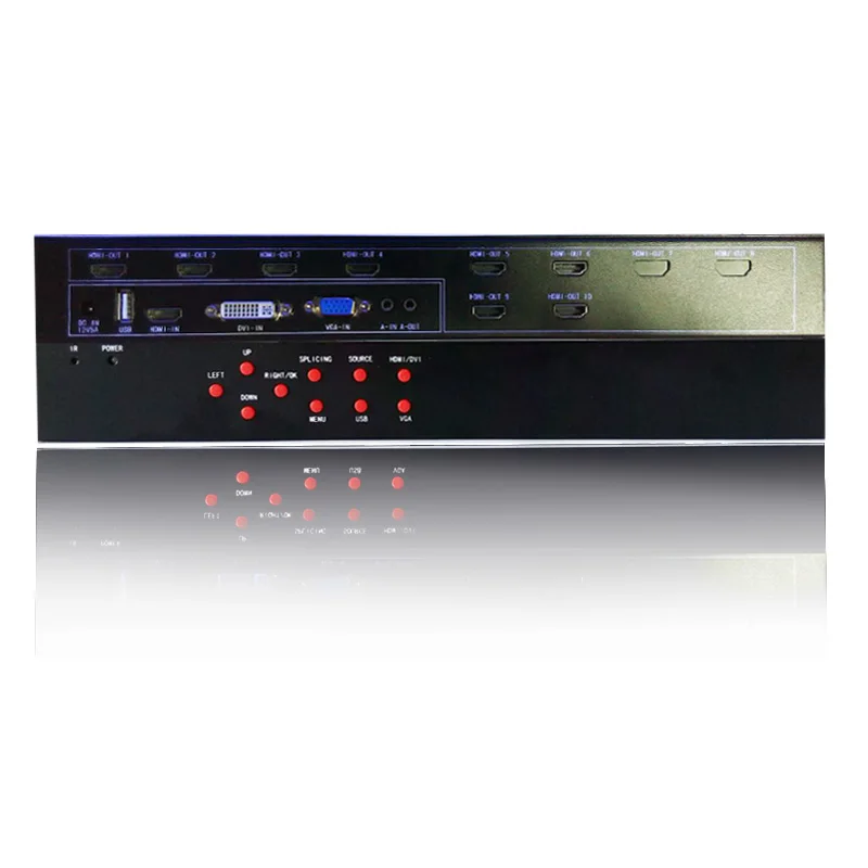 2x4 video wall processor for video wall displays hdmi dvi vga usb input hdmi output