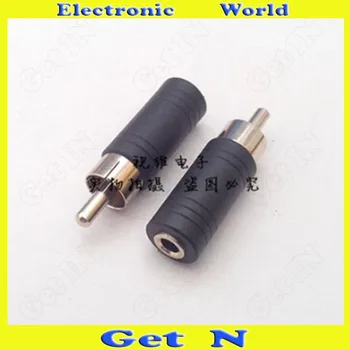 

10pcs Audio Adapter Connector Converting 3.5 Female to AV RCA Male to 3.5 3.5 to RCA