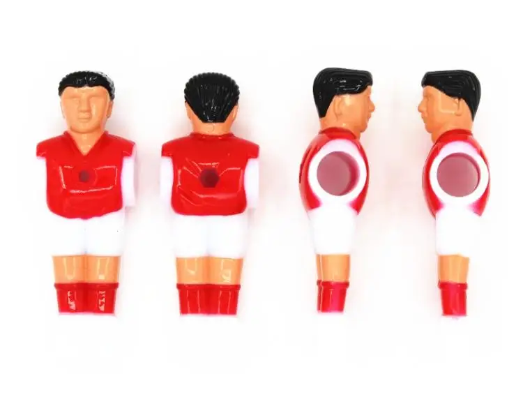 11Pieces 5 Colors Top Quality kickers Soccer Table Player Foosball Soccer Vivid Character Design For Mini-foosball-table