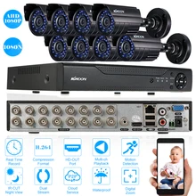 KKmoon 1080N AHD DVR 8CH 1080 P AHD Водонепроницаемый ИК обнаружения движения, видеонаблюдения Камера Ночное видение для видеонаблюдения Системы PAL Системы