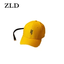 ZLD высокое качество хлопок утка язык желтая крышка плоская кепка бейсболка для взрослых модный тренд мужской и женский юношеский Бейсбол Кепка