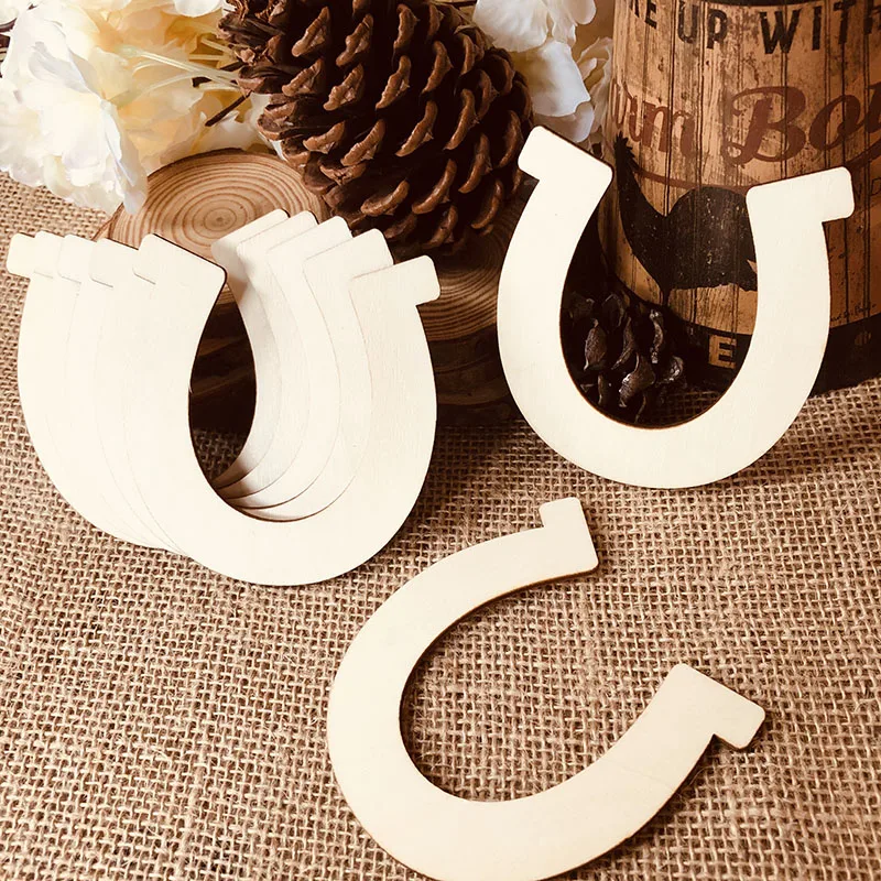 horseshoes wood slice (2)