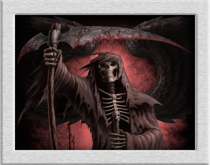 Grim Reaper Modern pop elements wall HD canvas printing art Giclee home decoration murals no frame | Дом и сад