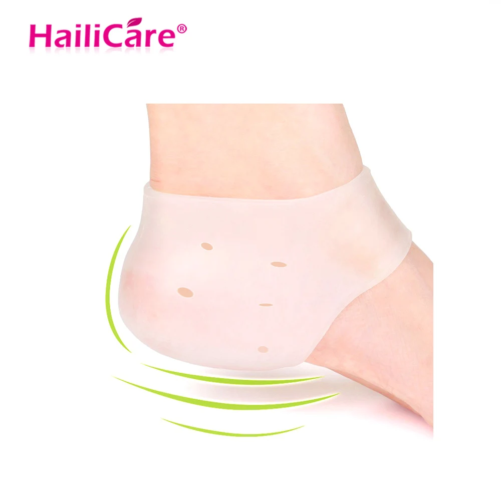 

Original Heel Guard Gel Set 2 Pieces Heel Foot Care Protectors Relieve Heel Pain from Plantar Fasciitis Heel Spur Cracked Heels