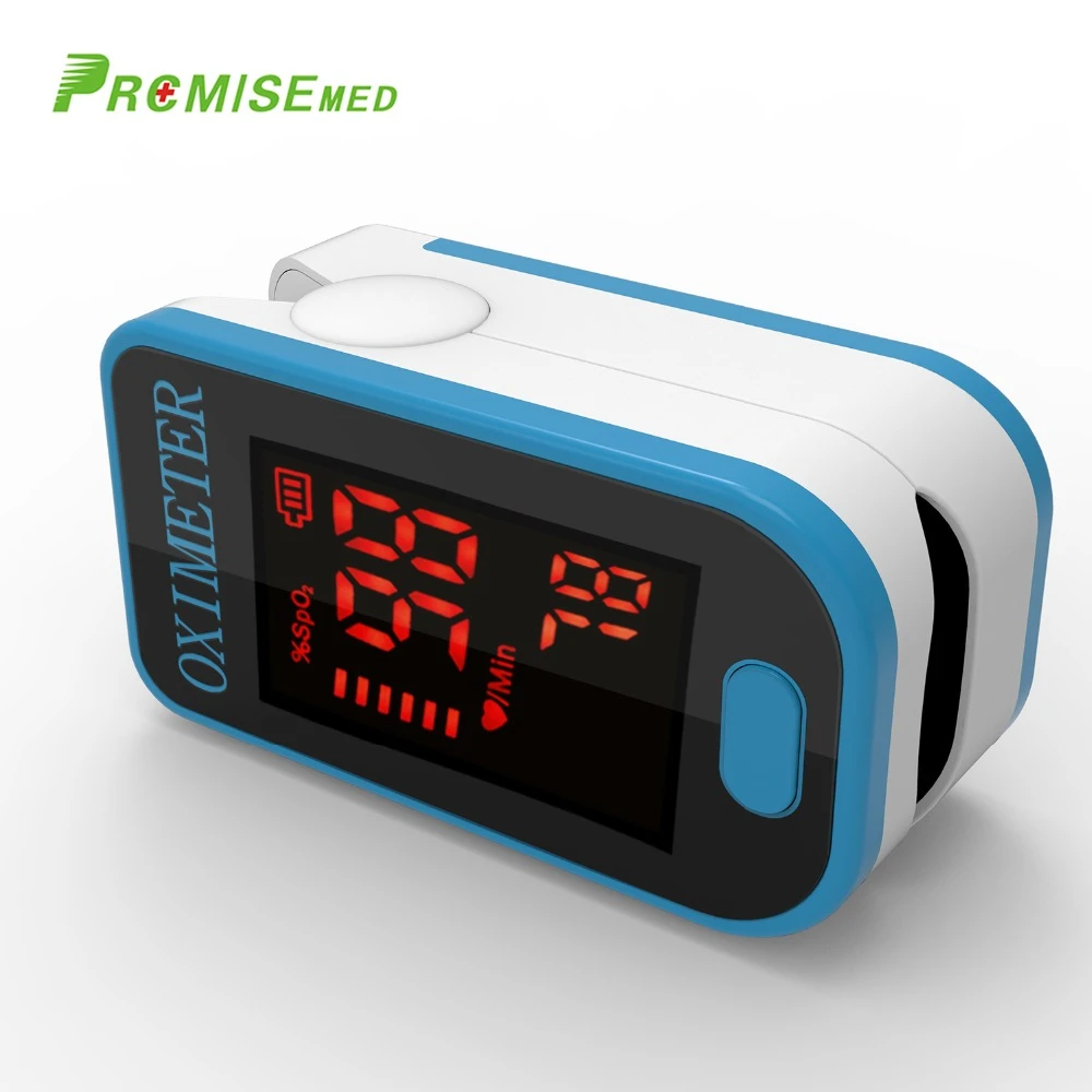

PRO-F4 Finger Pulse Oximeter,Heart Beat At 1 Min Saturation Monitor Pulse Heart Rate Blood Oxygen SPO2 CE Approval-Blue