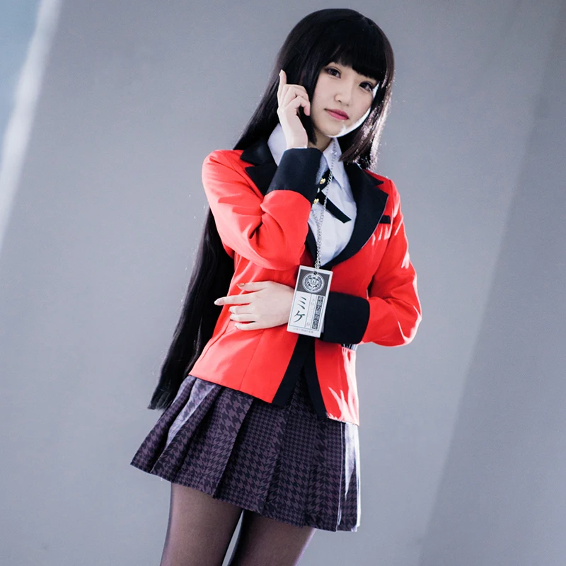 6 Piezas Uniforme Escolar De Anime Kakegurui Jabami Yumekjk 6 Piezas Uniforme Escolar De Anime Kakegurui Jabami Yumekjk
