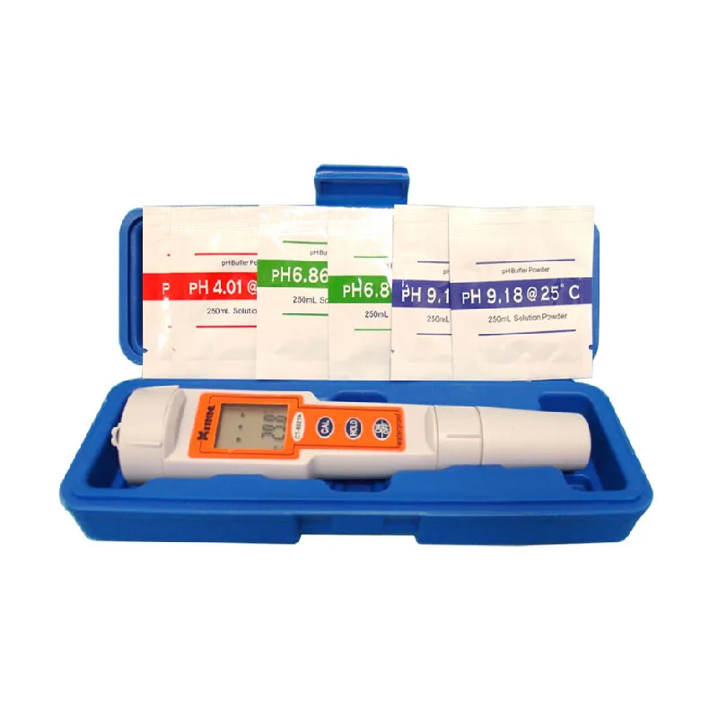 

CT-6021A Digital pH Meter Tester high accuracy pH pen + buffer solutions Water & Dust proof