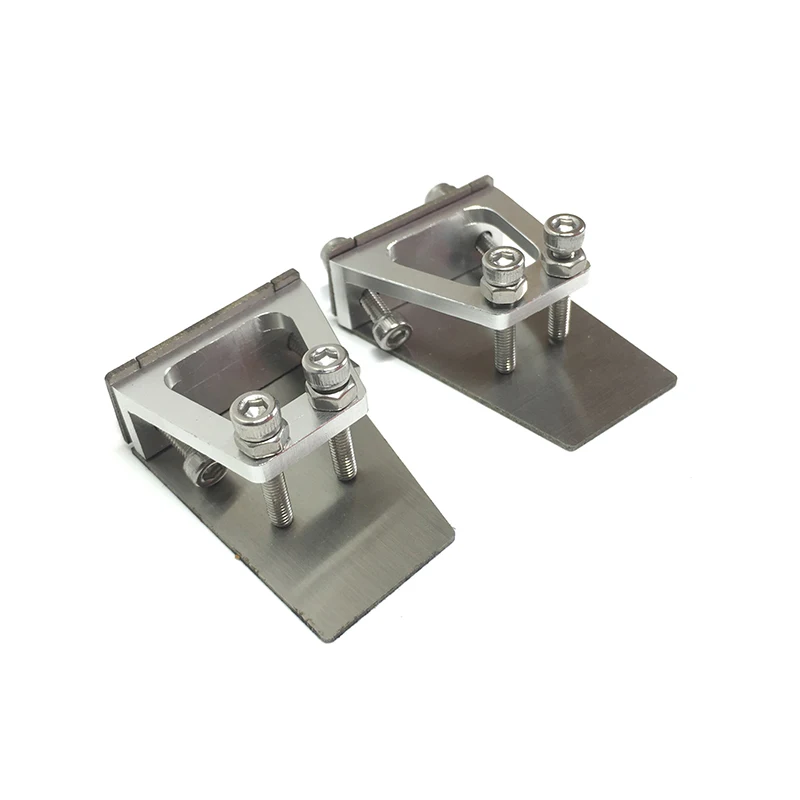 

1Pair 30x40x13.5mm CNC Trim Tab Flaps Stainless Steel+Aluminum Tab Flaps Spare Parts for 60-75cm RC Speedboat FSR-O Boat