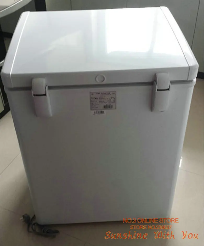 small ice box with freezer