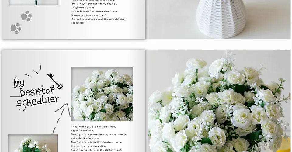 Искусственные мини-розы с 15 головками для свадебной сцены, макет цветов для гостиной и стола, украшение для дома, аксессуары для искусственных цветов