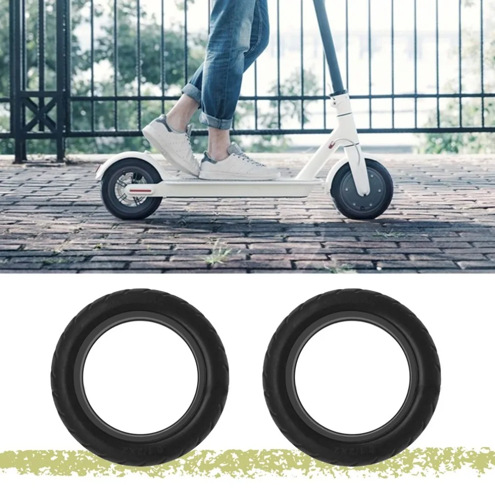 Solid Vacuum Tires 8.5X2 Micropores Suitable For Xiaomi Mijia M365 Electric Skateboard Scooter Non-Pneumatic Vacuum Wheel (2)