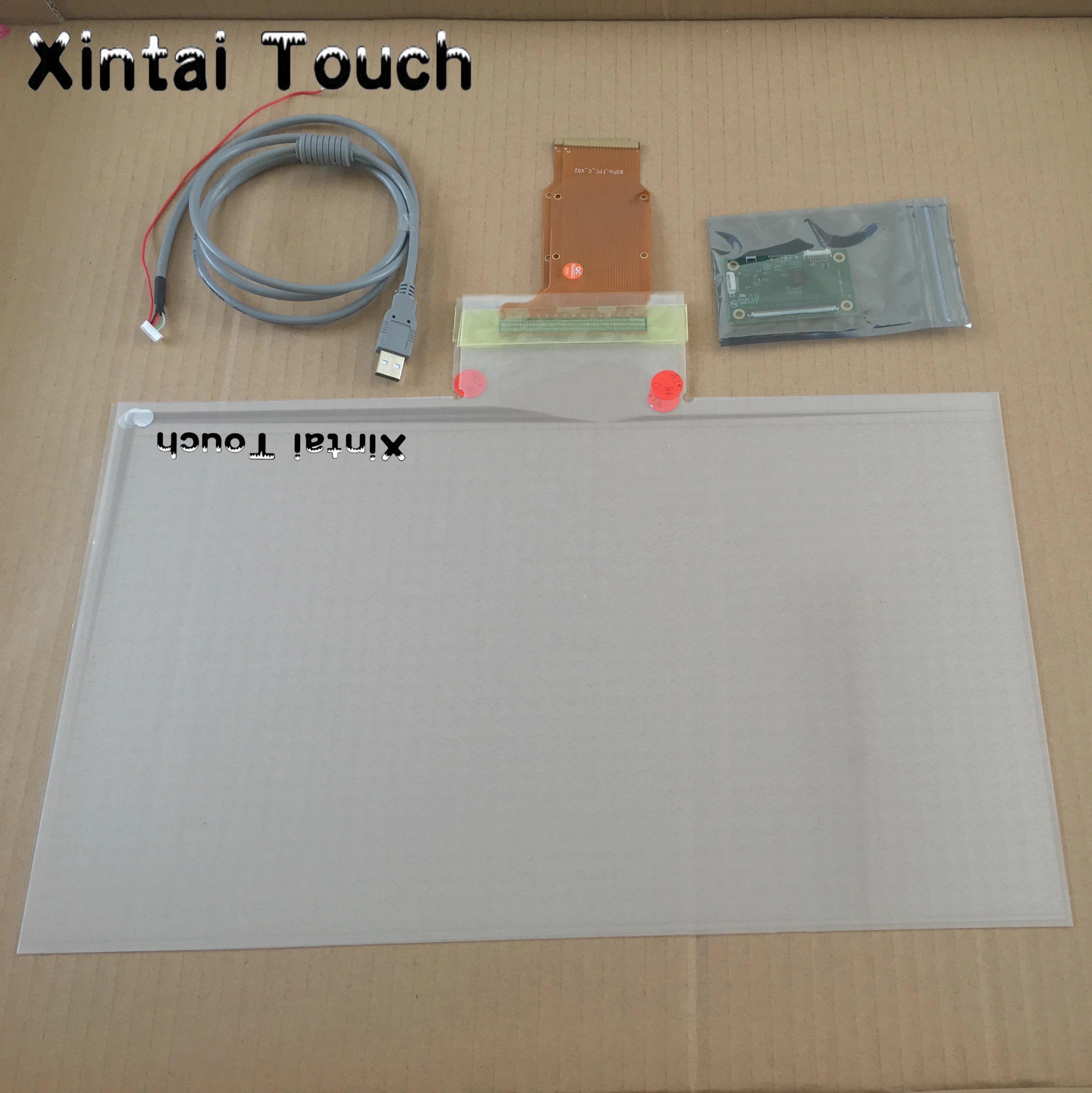 

19 inch Interactive touch foil 19" Truly 2 points capacitive multi-touch screen foil film clear touch foil for glass