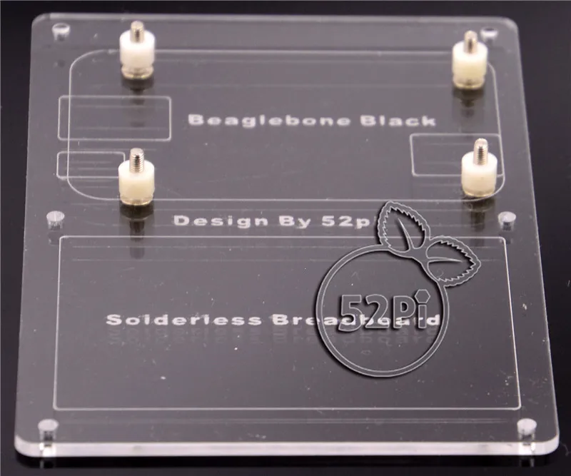 Solderless макетная Монтажная пластина прототипирование акриловая экспериментальная тестовая пластина/доска для BeagleBone черный