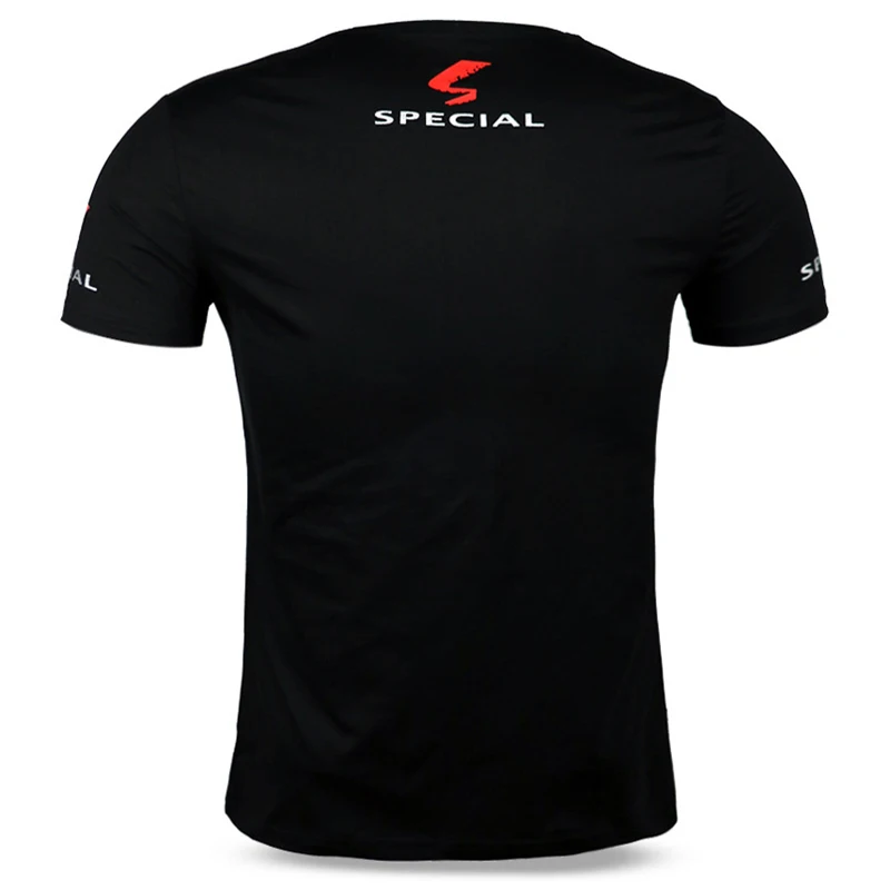 3 шт./лот, одежда для рыбалки с коротким рукавом, мужская летняя черная хлопковая футболка для рыбалки, дышащая Спортивная футболка для бега на открытом воздухе