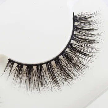 

Japanese Cotton Stem Eyelash 3 pcs Natural Simulation Thick Crossing Simulation Light Nude Look Multi Level 3D False 05