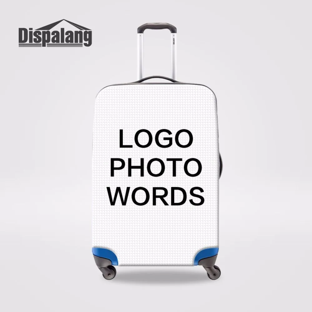 

Dispalang Customized Personalized Elastic Trolley Luggage Protective Cover For 18-32 Inch Suitcase Unique Style Travel Bag Cover