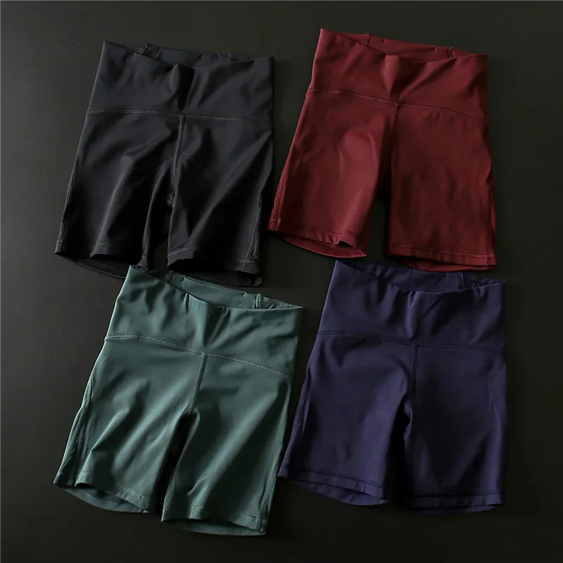 Colorvalue Slim Fit High Waisted Gym Sport Yoga Shorts Women Side Mesh Patchwork Fitness Athletic Shorts with Back Pocket XS-XL