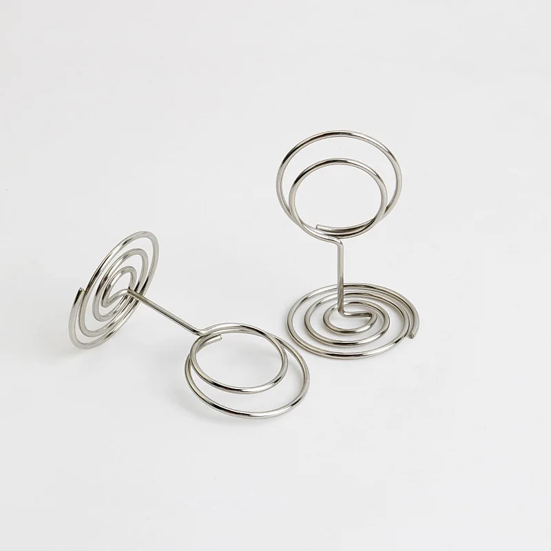 

10 pcs Mini Wire Number Place Card Table Stand Picture Memo Note Photo Clips Holder Wedding Party Office School Supplies