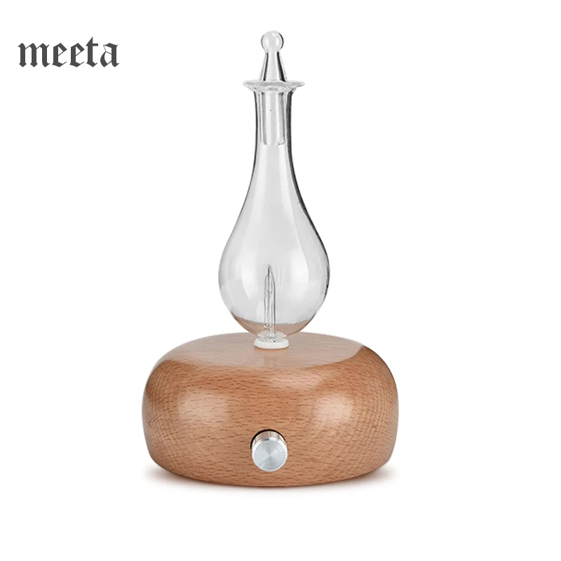 Waterless Diffusore Oli Essenziali Aromatherapy Diffusers Fashion Nebulizing Essential Oil Aroma Diffuser Wood and Glass | Бытовая