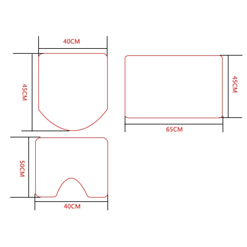 SDARISB комплект из 3 предметов с изображением башни для ванной комнаты, нескользящий коврик на подставке, крышка для унитаза, коврик для ванной, подарочные наборы, коврик для ванной, домашний декор, коврики для ванной