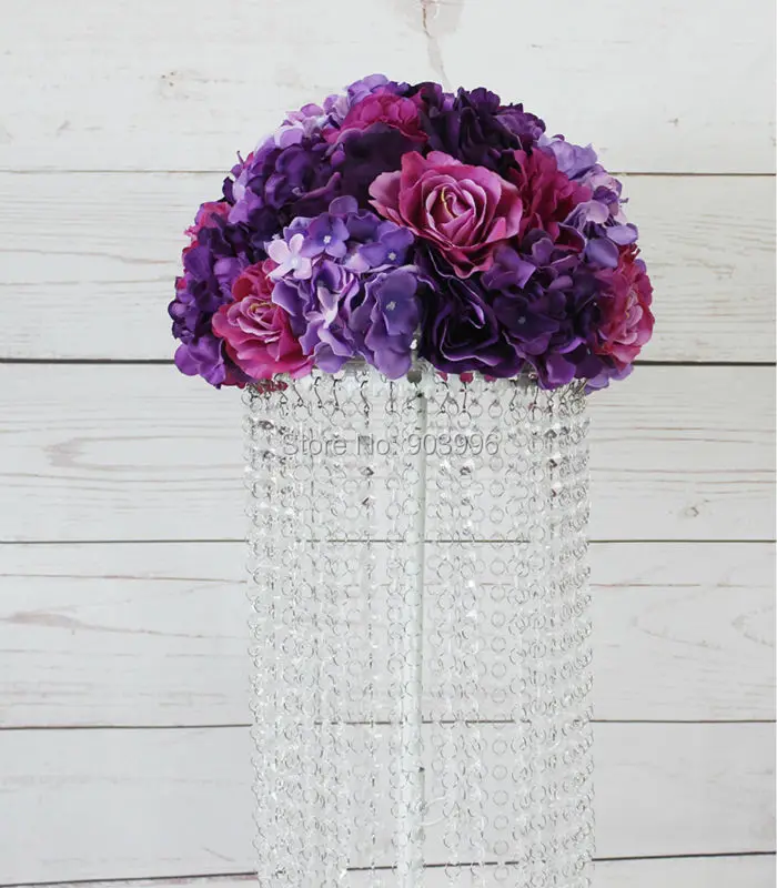SPR Purple table centerpiece artificial rose wedding flower wall backdrop road lead arch flower ball for party arrangement SPR Purple table centerpiece artificial rose wedding flower wall backdrop road lead arch flower ball for party arrangement
