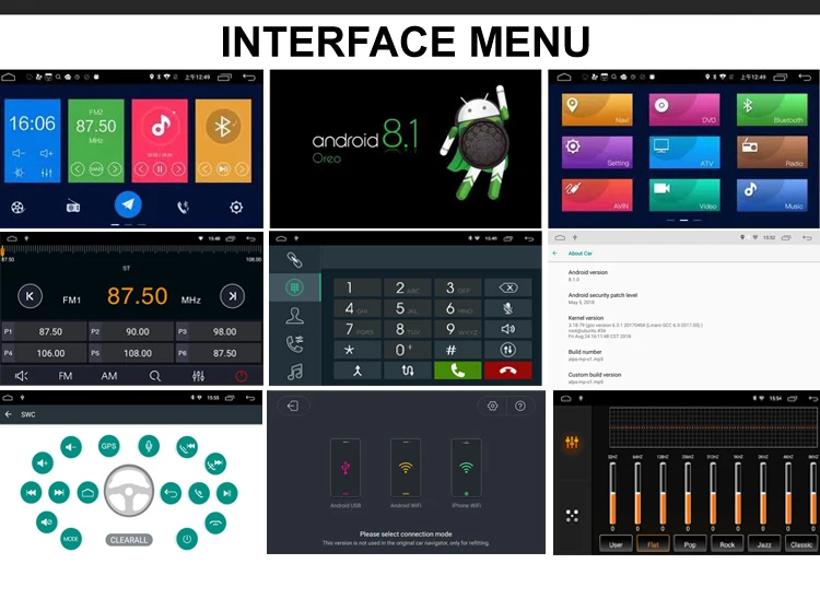 Flash Deal COIKA Android 8.1 System Car Head Unit Radio For Opel Meriva Vaviro Astra Antara Vectra Zafira GPS Navi BT Mirror Screen 2G RAM 17