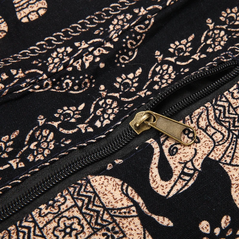 Annmouler grande bolsa de ombro feminina algodão