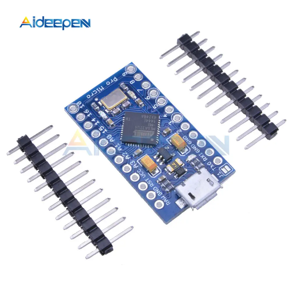 Pro Micro ATmega32U4 3,3/5 V 8/16 МГц заменить ATmega328 для arduino Pro Mini с 2 Row штыревые для Leonardo Mini Usb Интерфейс