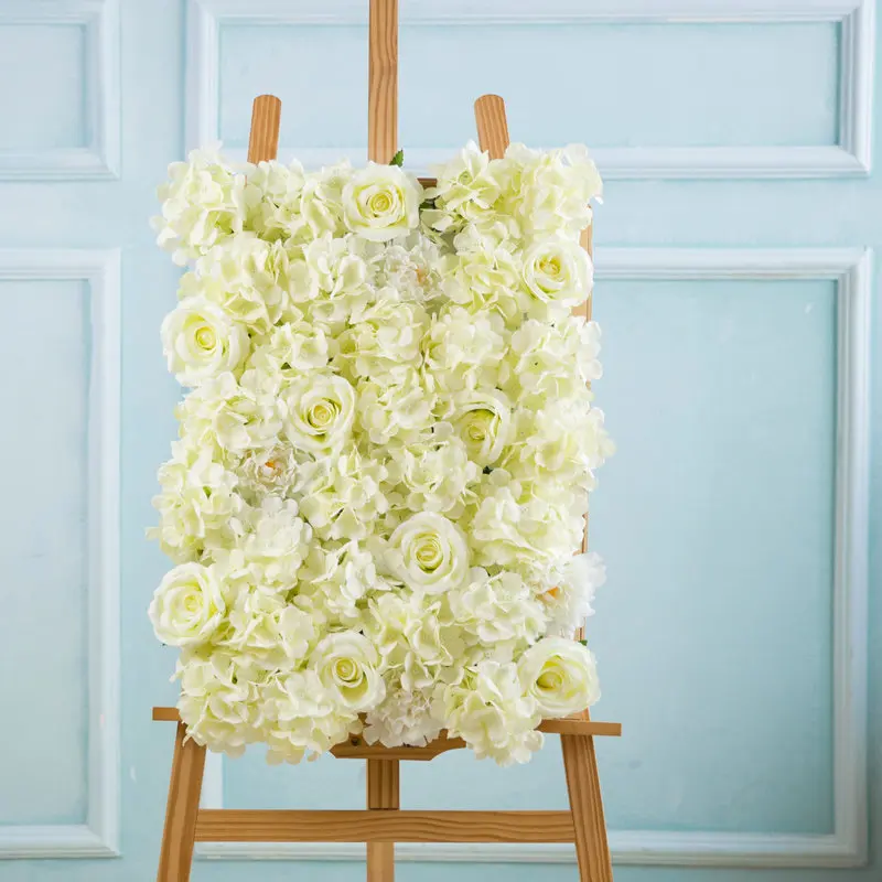 

Klonca Luxury Romantic Silk Flower 60*40CM Artificial Flower Rose for Wedding Background Flower Wall Stage Background Decoration