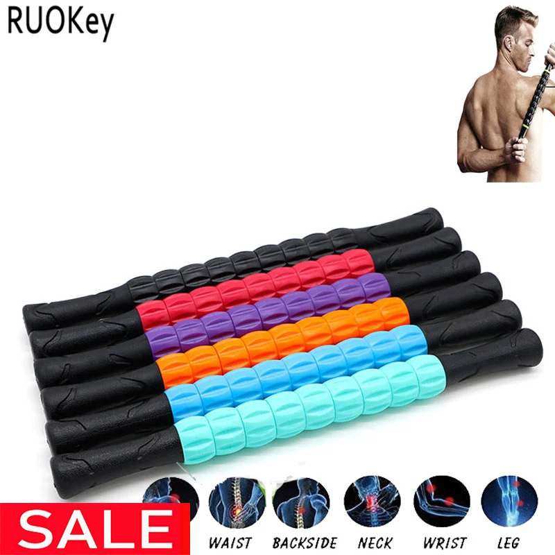 

Gym Sports Full Body Muscle Massager Roller Stick Trigger Point Recovery Tool Deep Relax 3D Gear Muscle Massage Stick