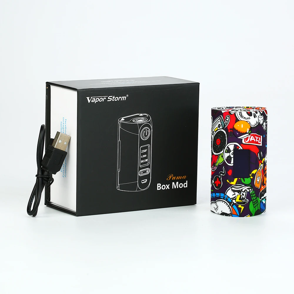 Боксмод Vapor Storm230 Bypass 200 Вт VW TC модный мод Vapes с поддержкой двух аккумуляторов 18650