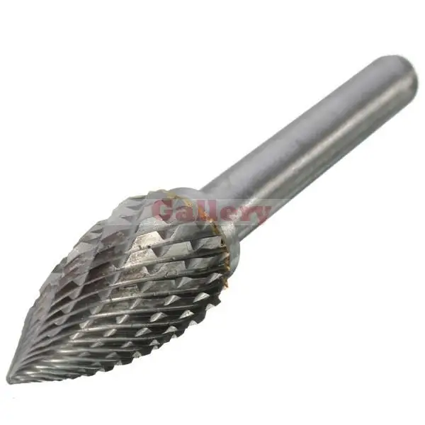 5 Pcs 12mm Head Tungsten Carbide Rotary Point Burr Die 6mm Shank for Drill Tools Ring Abrasive Tungsten Carbide Ring 5 Pcs 12mm Head Tungsten Carbide Rotary Point Burr Die 6mm Shank for Drill Tools Ring Abrasive Tungsten Carbide Ring