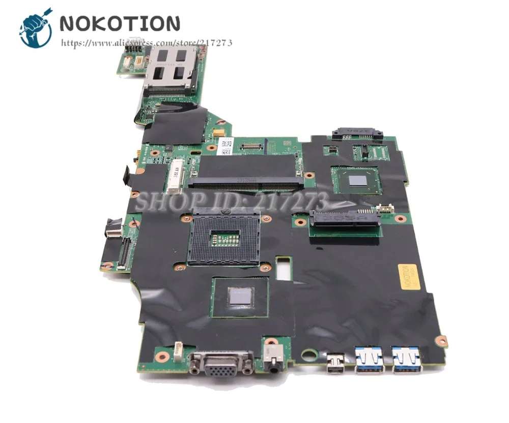 NOKOTION для lenovo Thinkpad T430 Материнская плата ноутбука SLJ8A DDR3 NVS5400M 1 ГБ 04Y1423 04X3653 04W6633 04X3651 04X3655