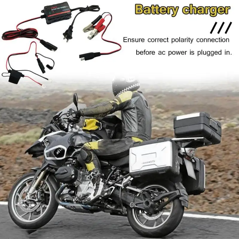 

Tirol Smart Car Battery Charger 6V 12V for Motorcycle Batteries US Plug