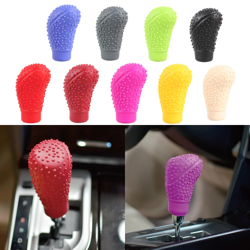 Car Gear Shift Knob Cover Auto Shift Knobs Elasticity Covers Nonslip