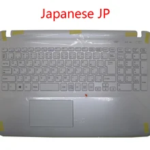 Подставка для ноутбука и клавиатура для SONY для VAIO SVF152 серии 3PHKDPHN030 японский JP английский США FR Французский белый с тачпадом