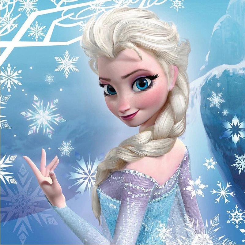 

5D DIY Diamond Embroidery Frozen Elsa Children Diamond Painting Full Diamond Mosaic Needlework Crafts Home Paintings