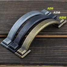 76mm bronze kitchen cabinet handles 3″ antique silver dresser cupboard door pull black antique iron drawer knobs retro furniture