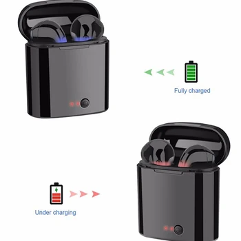 

Twins Double Wireless Headset Pair Earphones I7 TWS & I7S Tws Earbuds Earplug with charging dock