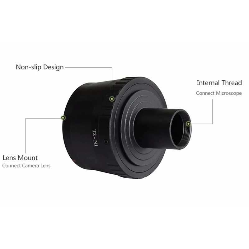 CSS Т-кольцо для Nikon T2-N1 зеркальная камера адаптер+ 0,91 дюйма 23,2 мм микроскоп адаптер