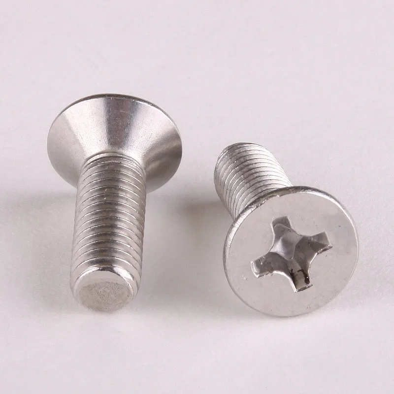 

20PCS 304 Stainless Steel Countersunk Head Phillips Screws / Phillips Flat-Head Screws Machine Screws M3 * 30 GB819