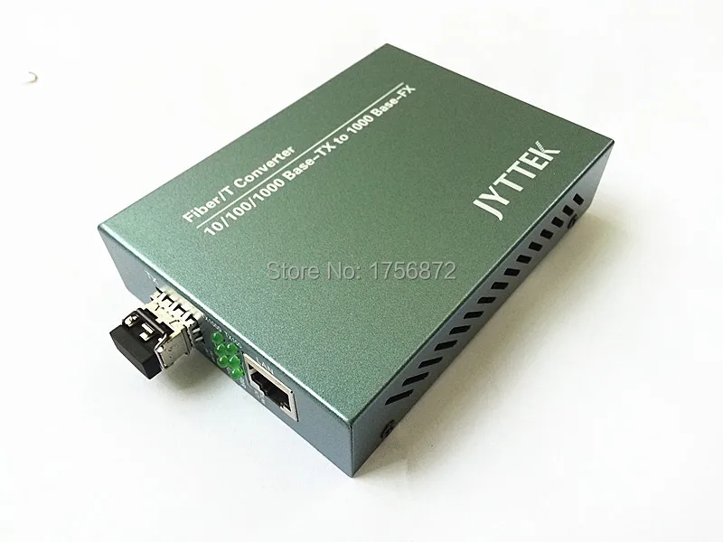 

10/100/1000M SFP Fiber Media Converter External PSU 550M 850NM LC Gigabit Optical Media Converter