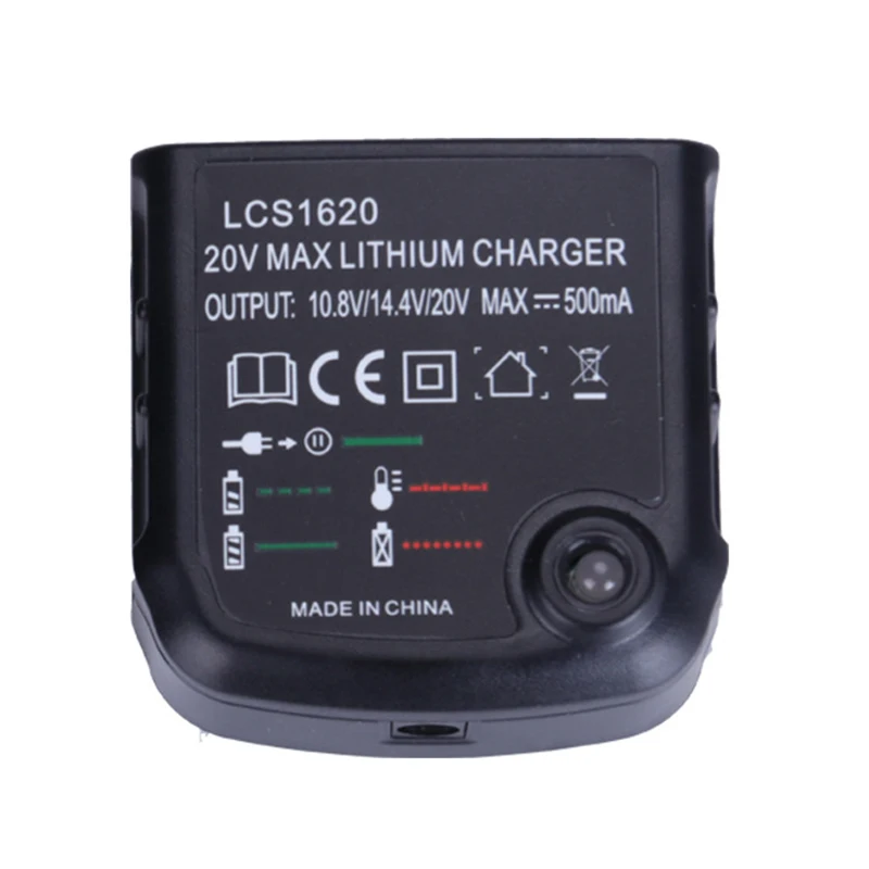 Сменное зарядное устройство Lcs1620 Ac100V-240 V для Black& Decker литиевая батарея для электроинструментов 14,4 V 18V 20V Lb20 Lbx20 Lbxr20